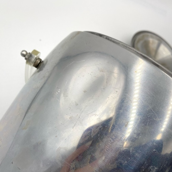 Ice Bucket Barware Mid Century Modern KROMEX Aluminum Covered Ice Bucket *Dent* - Picture 11 of 11